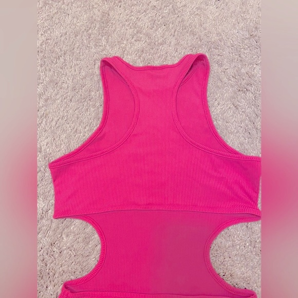 💥HP💥BODYCON Mini HALTER DRESS Pink size small NWOT - Picture 8 of 9